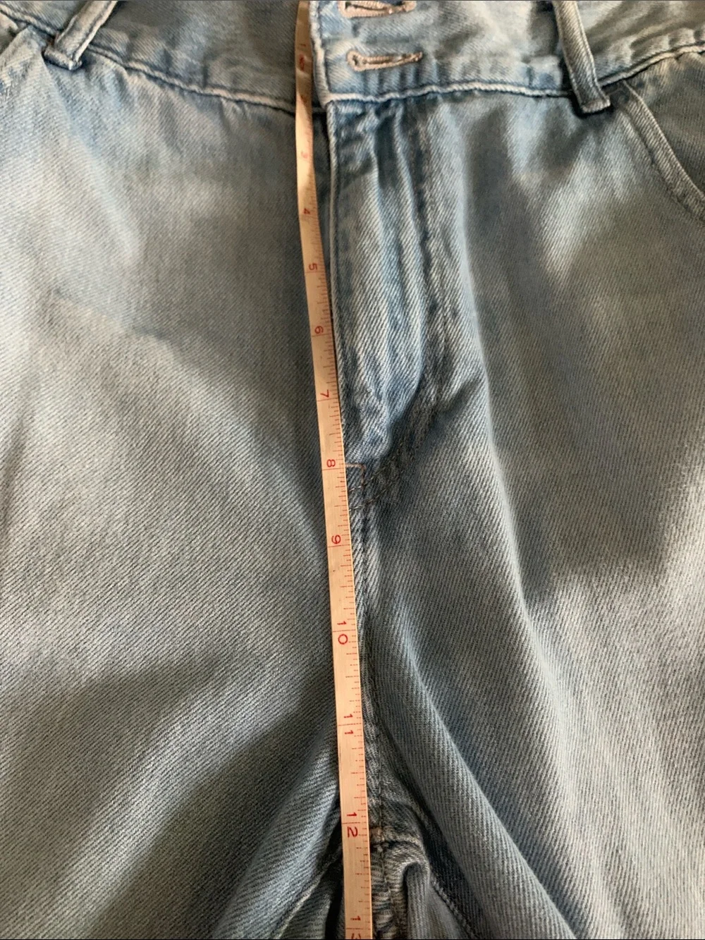 Uniqlo Light Blue Wide-Leg Jeans - Picture 8 of 14